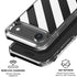 Black and White Geometric Stripes iPhone 17 Air Clear Case