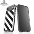 Black and White Geometric Stripes iPhone 17 Air Clear Case