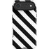 Black and White Geometric Stripes iPhone 17 Air Impact Case