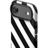 Black and White Geometric Stripes iPhone 17 Air Impact Case