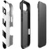 Black and White Geometric Stripes iPhone 17 Air Impact Case