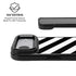 Black and White Geometric Stripes iPhone 17 Air Kickstand Case