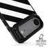 Black and White Geometric Stripes iPhone 17 Air Kickstand Case