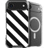 Black and White Geometric Stripes iPhone 17 Air MagSafe Case