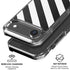 Black and White Geometric Stripes iPhone 17 Air MagSafe Case