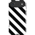 Black and White Geometric Stripes iPhone 17 Air Magsafe Impact Case