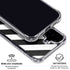 Black and White Geometric Stripes iPhone 17 Clear Case