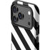 Black and White Geometric Stripes iPhone 17 Pro Impact Case