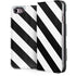 Black and White Geometric Stripes iPhone 7 Folio Case