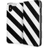 Black and White Geometric Stripes iPhone 8 Folio Case
