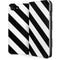 Black and White Geometric Stripes iPhone SE (2nd & 3rd Gen) Folio Case