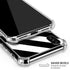 Black and White Geometric Stripes iPhone X/XS Clear Case