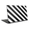 Black and White Geometric Stripes Dell Latitude Skin
