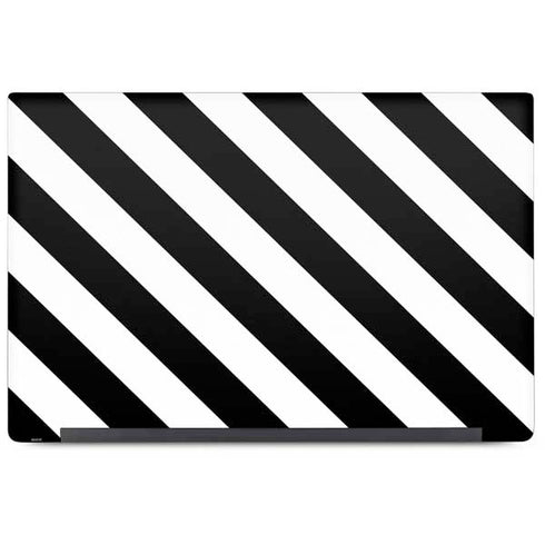 Black and White Geometric Stripes Dell Latitude Skin