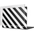 Black and White Geometric Stripes MacBook Pro 14in (2021-24) Case plus Skin