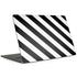 Black and White Geometric Stripes MacBook Skins