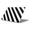 Black and White Geometric Stripes Apple MacBook Pro 16-inch Skin