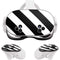 Black and White Geometric Stripes Meta Quest 3S Skin