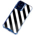 Black and White Geometric Stripes Moto G 5G (2024) Clear Case