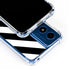 Black and White Geometric Stripes Moto G 5G (2024) Clear Case