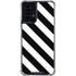 Black and White Geometric Stripes Moto G Power 5G (2024) Clear Case
