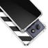 Black and White Geometric Stripes Moto G Stylus 5G (2025) Clear Case