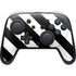 Black and White Geometric Stripes Nintendo Switch 2 (2025) Pro Controller Skin
