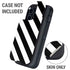 Black and White Geometric Stripes Otterbox Defender iPhone Skin