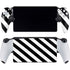 Black and White Geometric Stripes PlayStation Portal Remote Player Skin
