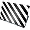 Black and White Geometric Stripes Dell Precision Skin