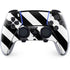 Black and White Geometric Stripes PS5 DualSense Edge Pro Controller Skin