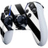 Black and White Geometric Stripes PS5 DualSense Edge Pro Controller Skin