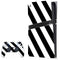 Black and White Geometric Stripes PS5 Pro Bundle Skin
