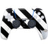 Black and White Geometric Stripes PS5 Pro Bundle Skin