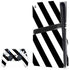Black and White Geometric Stripes PS5 Pro Disk Bundle Skin