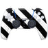 Black and White Geometric Stripes PlayStation PS5 Skins
