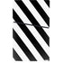 Black and White Geometric Stripes PS5 Slim Digital Edition Console Skin