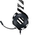 Black and White Geometric Stripes Razer Kraken X Skin
