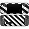 Black and White Geometric Stripes Steam Deck Handheld Gaming Computer OLED Skin