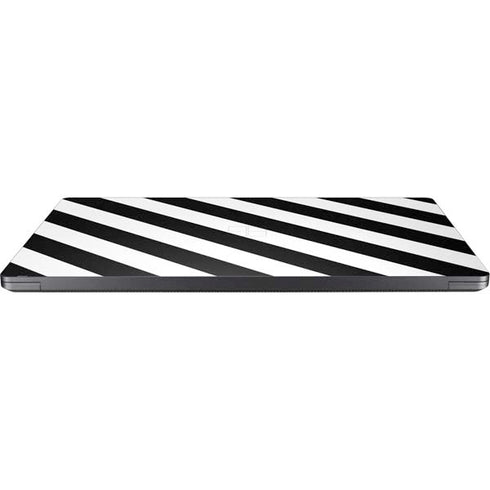Black and White Geometric Stripes Surface Laptop 7 15in Skin