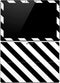 Black and White Geometric Stripes Surface Pro (2017) Skin