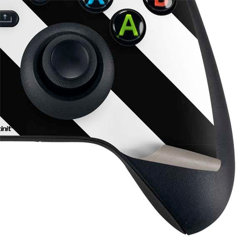 Black and White Geometric Stripes XBox Series X Digital Edition Bundle Skin