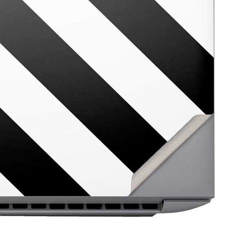 Black and White Geometric Stripes HP ZBook Fury 16 G10 Skin