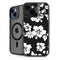 Black and White iPhone 14 Kickstand Case