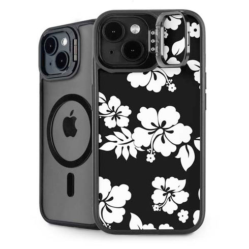 Black and White iPhone 14 Plus Kickstand Case
