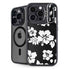 Black and White iPhone 14 Pro Max Kickstand Case