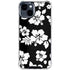 Black and White iPhone 15 Clear Case