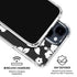 Black and White iPhone 15 Clear Case