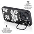 Black and White iPhone 15 Kickstand Case