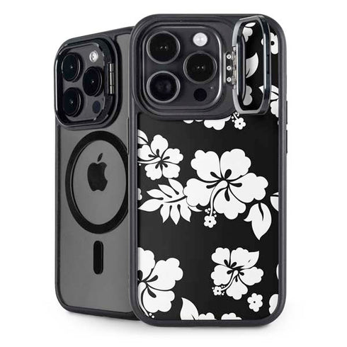 Black and White iPhone 15 Pro Kickstand Case